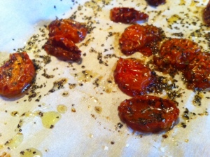 Once done roasting, store your sun-dried tomatoes in a jar with some olive oil in the fridge.